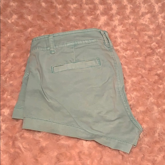 Teal booty shorts - Picture 2 of 2